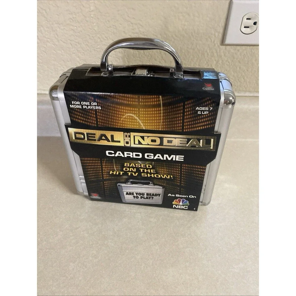 Deal or No Deal Card Game in Metal Briefcase 2006